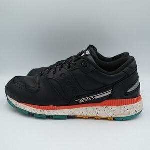 Saucony Azura Changing Tides Mens Black Leather Sneakers Multi Color Speckle 8.5
